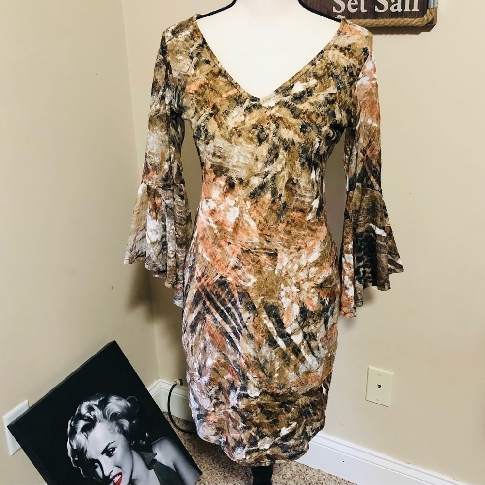 Olivia Matthews Bell Sleeve Dress